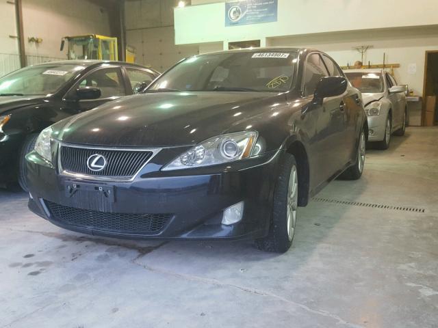 JTHCK262685022870 - 2008 LEXUS IS 250 BLACK photo 2