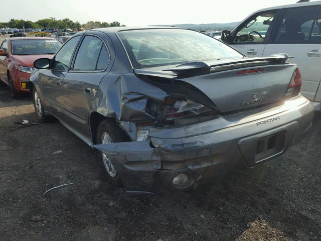 1G2NF52E64M647838 - 2004 PONTIAC GRAND AM S ნაცრისფერი ფოტო 3