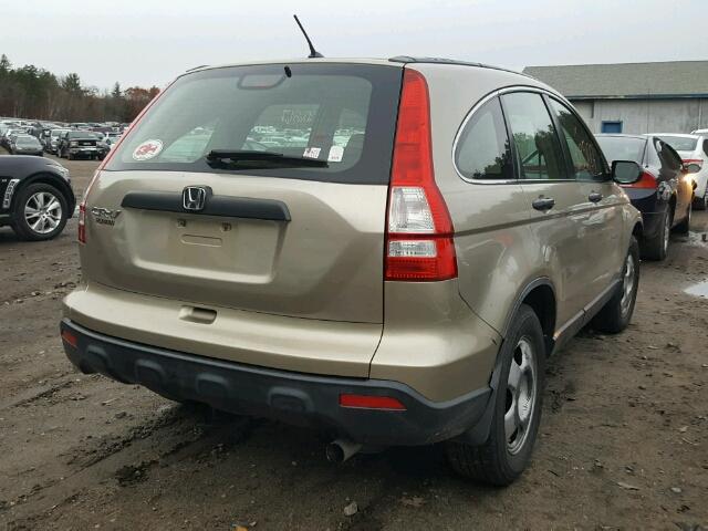 JHLRE38318C004581 - 2008 HONDA CR-V LX GRAY photo 4