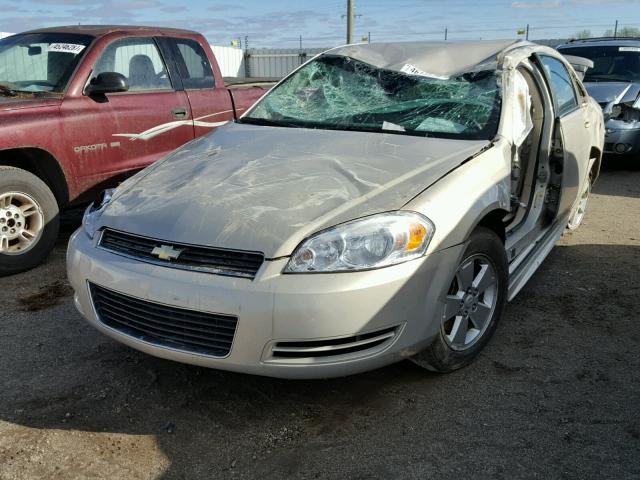 2G1WT57K091106447 - 2009 CHEVROLET IMPALA 1LT TAN photo 2