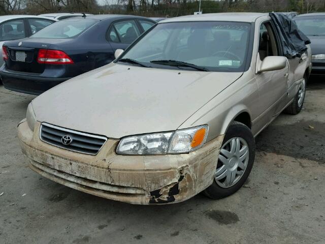 4T1BG22K91U047967 - 2001 TOYOTA CAMRY CE TAN photo 2