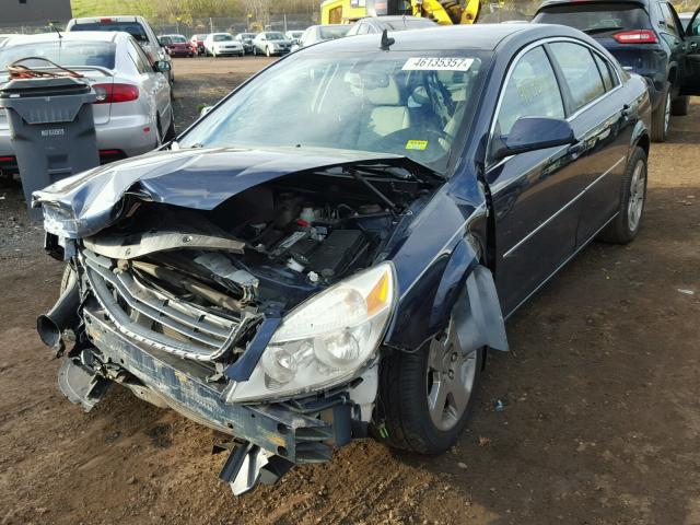 1G8ZS57N28F149643 - 2008 SATURN AURA BLUE photo 2