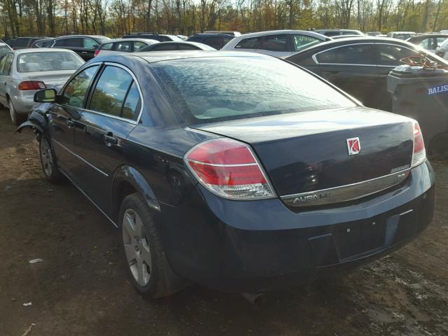 1G8ZS57N28F149643 - 2008 SATURN AURA BLUE photo 3