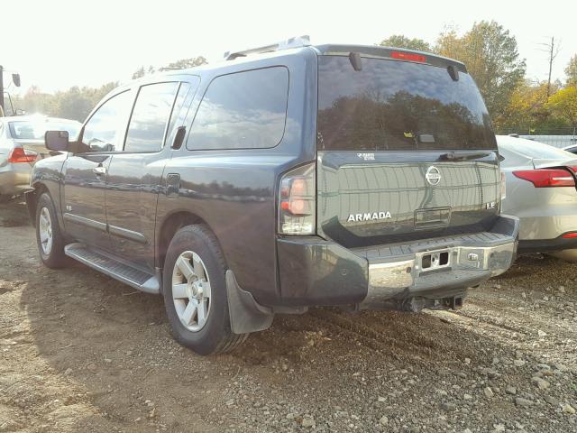 5N1AA08A35N707663 - 2005 NISSAN ARMADA SE GREEN photo 3