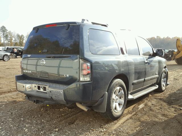 5N1AA08A35N707663 - 2005 NISSAN ARMADA SE GREEN photo 4