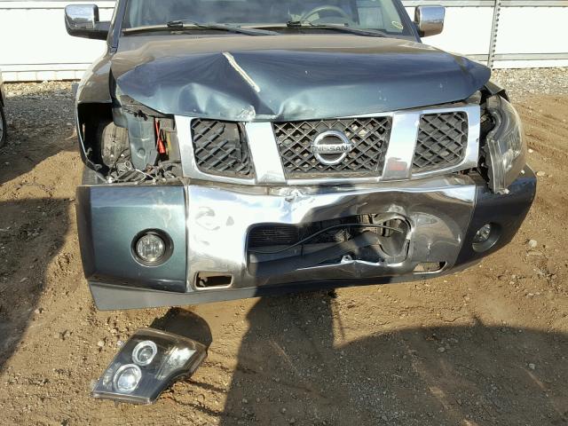 5N1AA08A35N707663 - 2005 NISSAN ARMADA SE GREEN photo 7