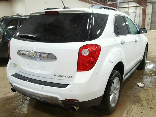 2GNFLHE30F6369032 - 2015 CHEVROLET EQUINOX LT WHITE photo 4