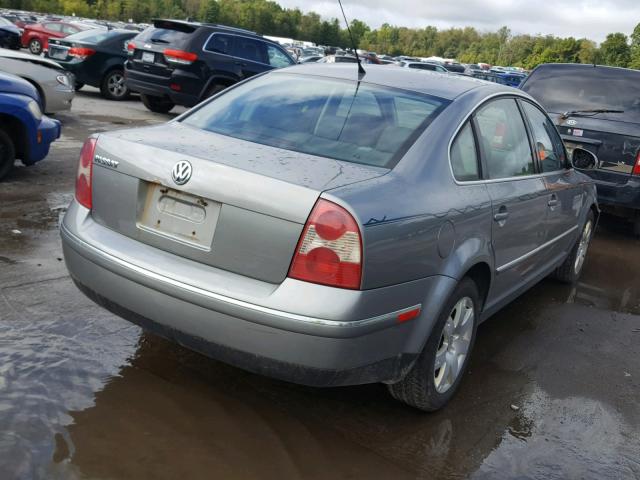 WVWAD63B55E011790 - 2005 VOLKSWAGEN PASSAT GLS GRAY photo 4