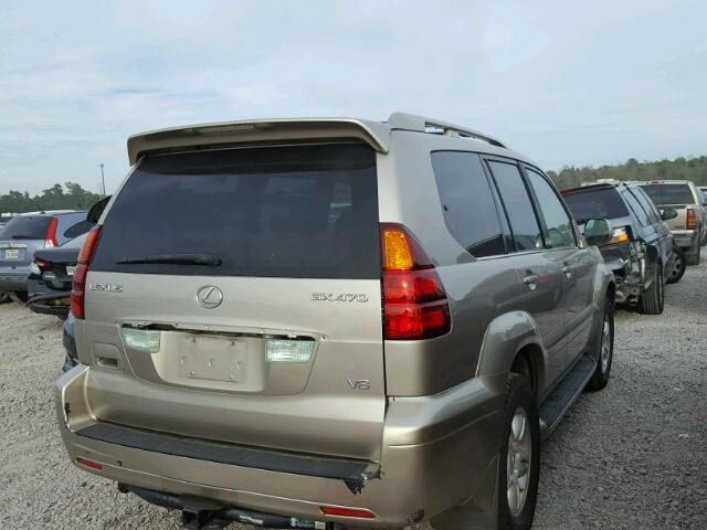 JTJBT20X230014444 - 2003 LEXUS GX 470 BROWN photo 4