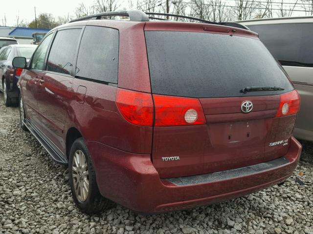 5TDBK23C99S025140 - 2009 TOYOTA SIENNA LE MAROON photo 3