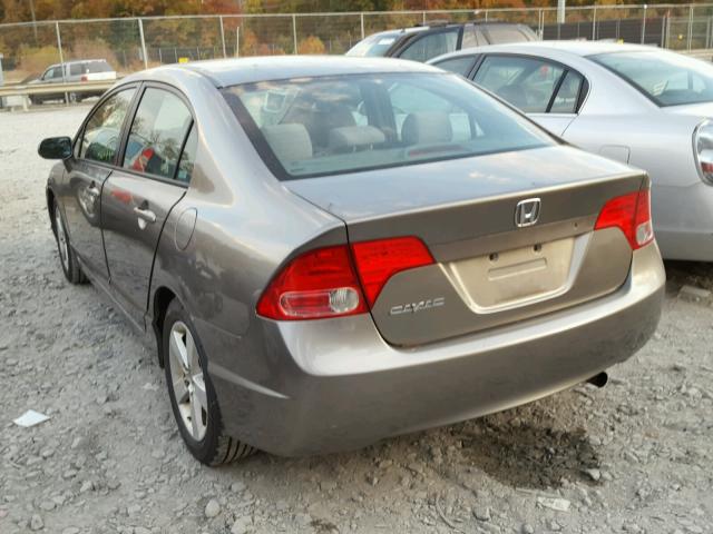 1HGFA16846L141222 - 2006 HONDA CIVIC GRAY photo 3