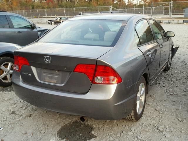 1HGFA16846L141222 - 2006 HONDA CIVIC GRAY photo 4