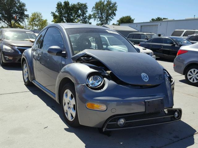 3VWCK21C22M442514 - 2002 VOLKSWAGEN NEW BEETLE 灰色 照片 1