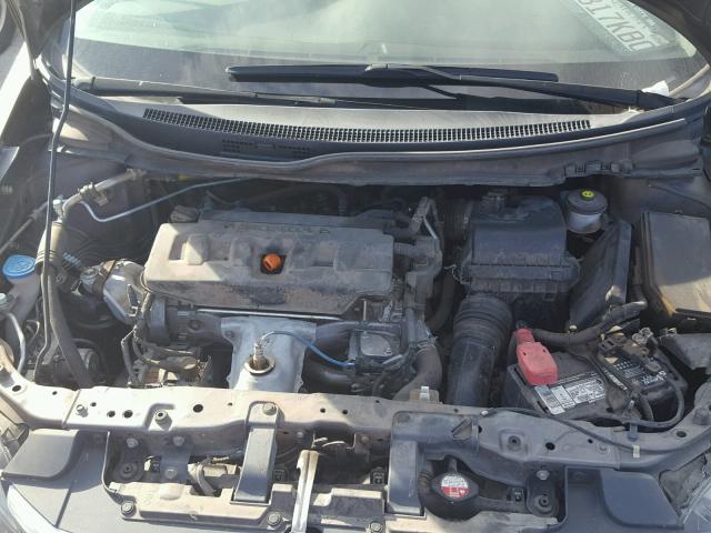 19XFB5F55CE002813 - 2012 HONDA CIVIC NATU GRAY photo 7