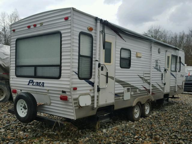 4X4TPUE229P022364 - 2009 PUMA TRAILER WHITE photo 4