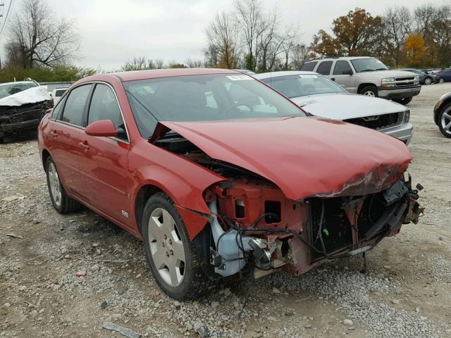 2G1WD58C789137280 - 2008 CHEVROLET IMPALA SUP RED photo 1