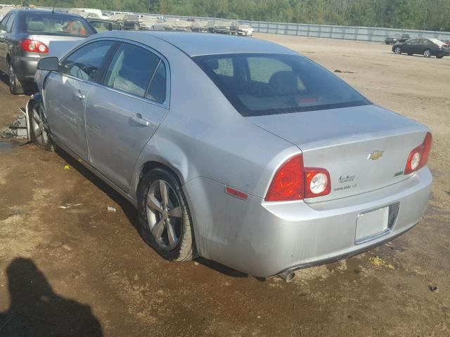 1G1ZC5EUXBF121957 - 2011 CHEVROLET MALIBU 1LT SILVER photo 3