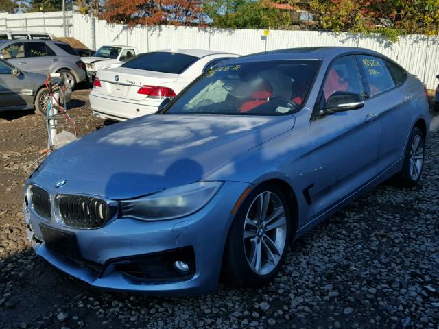 WBA3X5C58ED557720 - 2014 BMW 328 XIGT BLUE photo 2