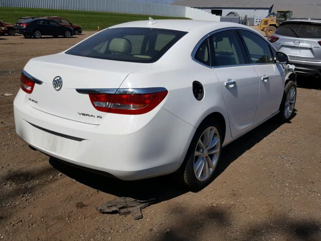 1G4PP5SK5D4104368 - 2013 BUICK VERANO WHITE photo 4