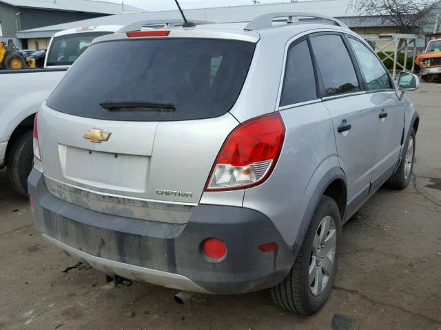 3GNAL2EK0CS568867 - 2012 CHEVROLET CAPTIVA SP SILVER photo 4