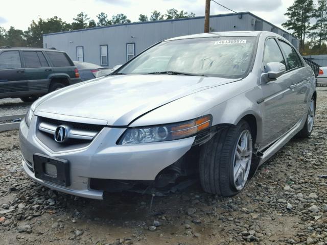 19UUA66297A041291 - 2007 ACURA TL SILVER photo 2