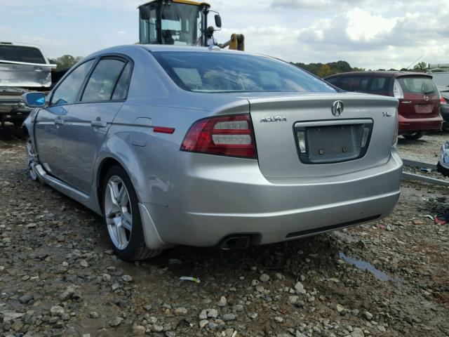 19UUA66297A041291 - 2007 ACURA TL SILVER photo 3