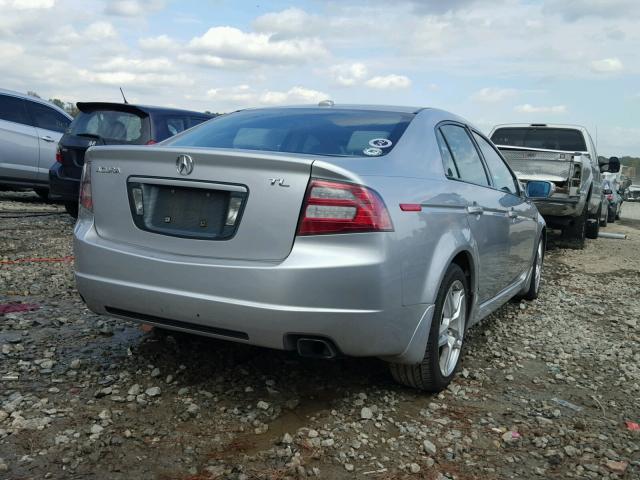 19UUA66297A041291 - 2007 ACURA TL SILVER photo 4