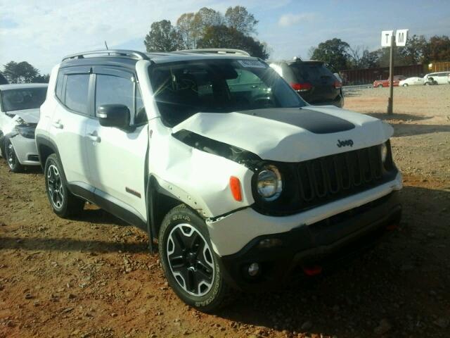 ZACCJBCT0FPB67827 - 2015 JEEP RENEGADE T WHITE photo 1