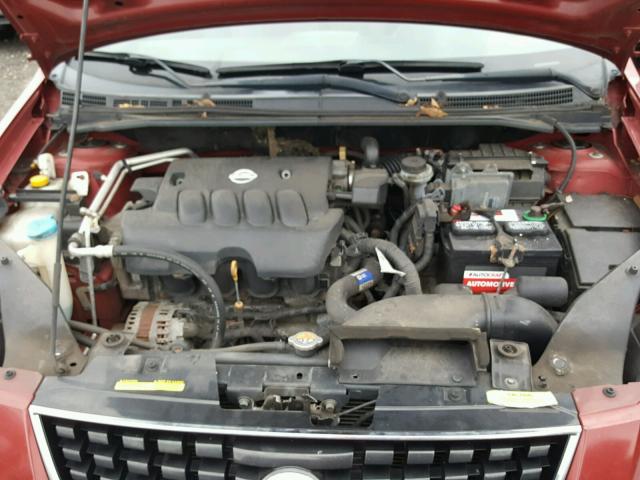 3N1AB61E48L616135 - 2008 NISSAN SENTRA 2.0 RED photo 7