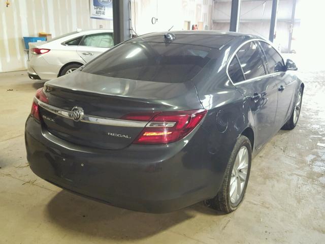 2G4GV5EK2F9159345 - 2015 BUICK REGAL CHARCOAL photo 4