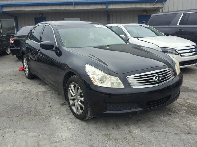 JNKCV61E59M309673 - 2009 INFINITI G37 BASE BLACK photo 1