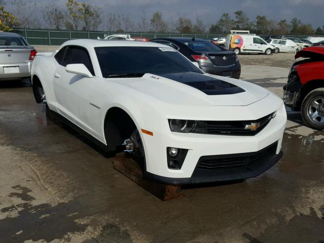 2G1FL1EP6D9804742 - 2013 CHEVROLET CAMARO ZL1 WHITE photo 1