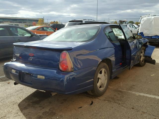 2G1WX12K139357944 - 2003 CHEVROLET MONTE CARL BLUE photo 4