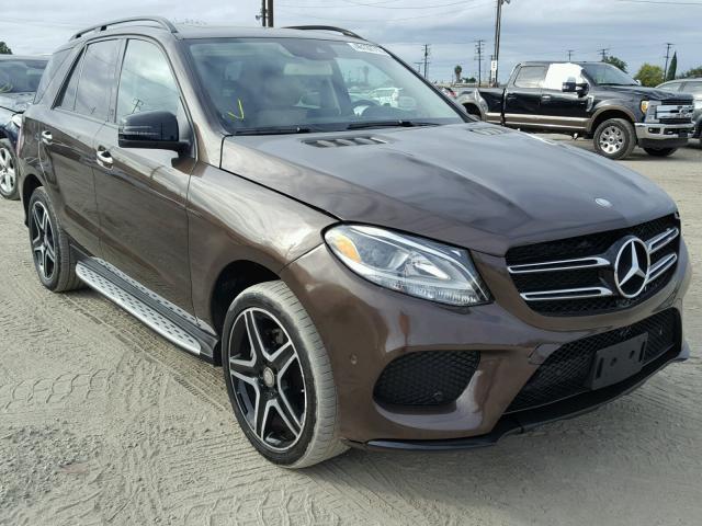 4JGDA5JB0HA842740 - 2017 MERCEDES-BENZ GLE BROWN photo 1