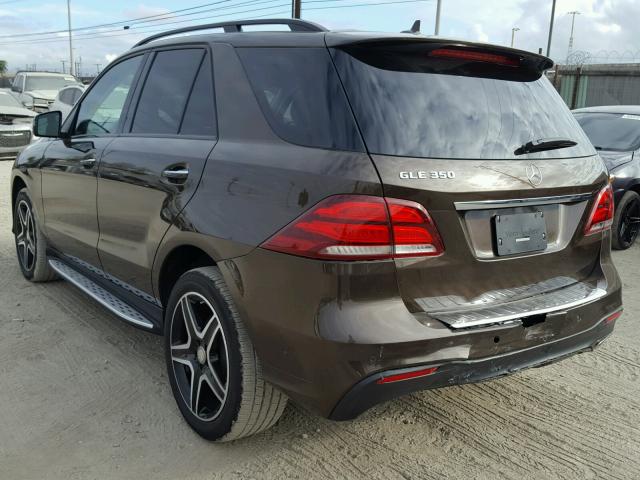 4JGDA5JB0HA842740 - 2017 MERCEDES-BENZ GLE BROWN photo 3