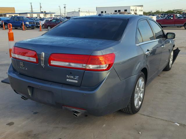 3LNDL2L31CR802910 - 2012 LINCOLN MKZ HYBRID BLUE photo 4