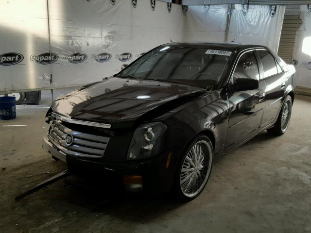 1G6DM57T470125003 - 2007 CADILLAC CTS BLACK photo 2