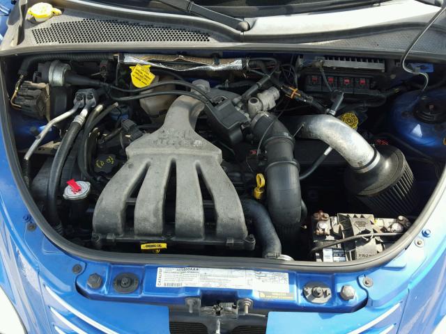 3C8FY78G84T346592 - 2004 CHRYSLER PT CRUISER BLUE photo 7