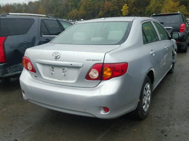 1NXBU40E79Z076851 - 2009 TOYOTA COROLLA BA SILVER photo 4