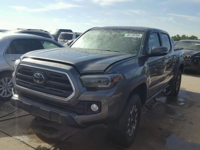 5TFCZ5AN1GX041846 - 2016 TOYOTA TACOMA DOU CHARCOAL photo 2