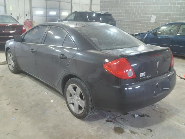 1G2ZG57B694160255 - 2009 PONTIAC G6 BLACK photo 3