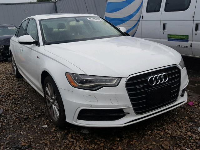 WAUHGAFC1CN075879 - 2012 AUDI A6 PRESTIG WHITE photo 1