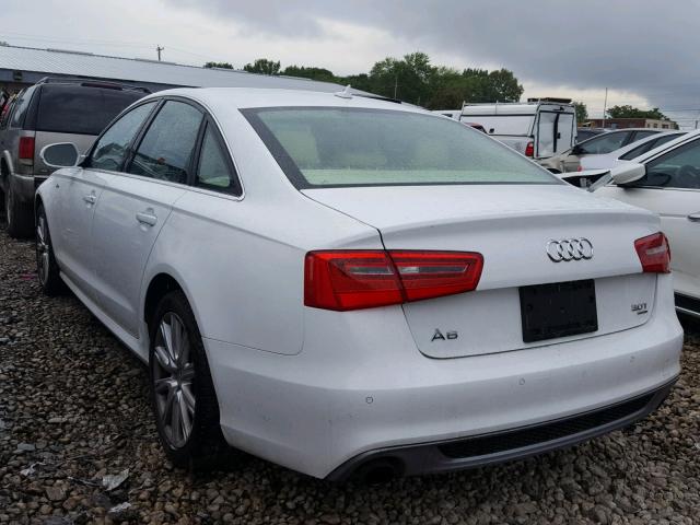 WAUHGAFC1CN075879 - 2012 AUDI A6 PRESTIG WHITE photo 3