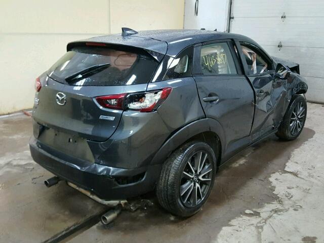 JM1DKFC70H0149866 - 2017 MAZDA CX-3 TOURI GRAY photo 4