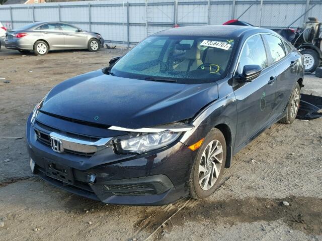 19XFC2F72GE039272 - 2016 HONDA CIVIC EX BLACK photo 2