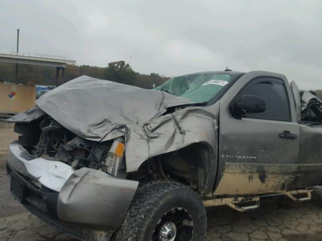 3GCEK13327G546008 - 2007 CHEVROLET SILVERADO GRAY photo 9