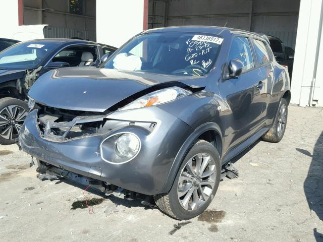 JN8AF5MR4BT010500 - 2011 NISSAN JUKE S CHARCOAL photo 2