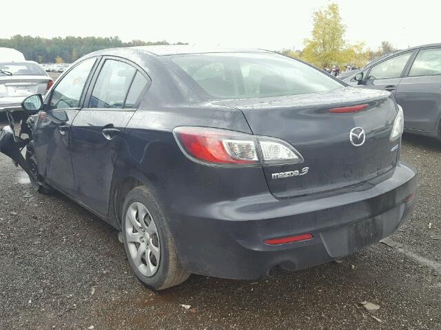 JM1BL1U72D1754059 - 2013 MAZDA 3 I GRAY photo 3