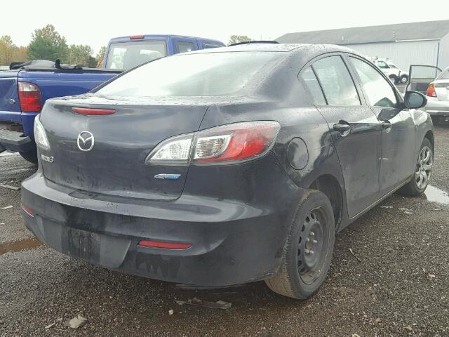 JM1BL1U72D1754059 - 2013 MAZDA 3 I GRAY photo 4