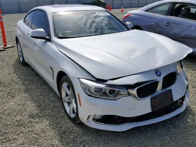 WBA3N9C5XEF721342 - 2014 BMW 428 XI WHITE photo 1